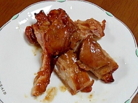 鳥モモ肉のしょうが焼き